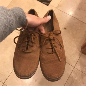 Tan Suede Vans